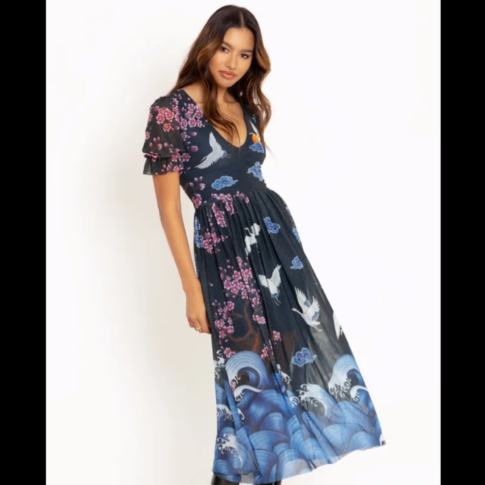 Blackmilk Flight of Tsuru Stellar Dress
